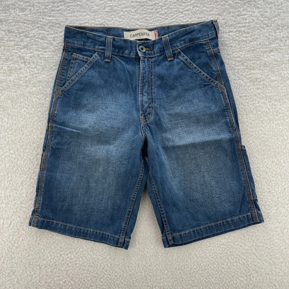 Vintage Levis Denim Shorts Mens 29 Blue 11